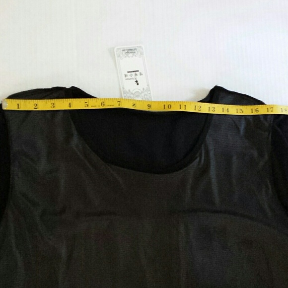 NWT Rongxuan Black Blouse / Tunic /Short Dress 4XL - Picture 7 of 8